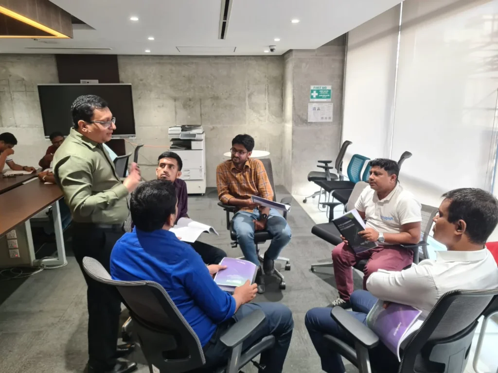 Team activity session during sales leadership training by Wahiduz Zaman